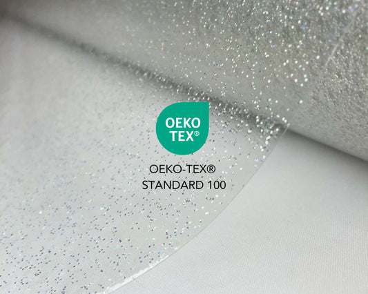 PREORDER - Custom Print On Demand CLEAR GLITTER VINYL