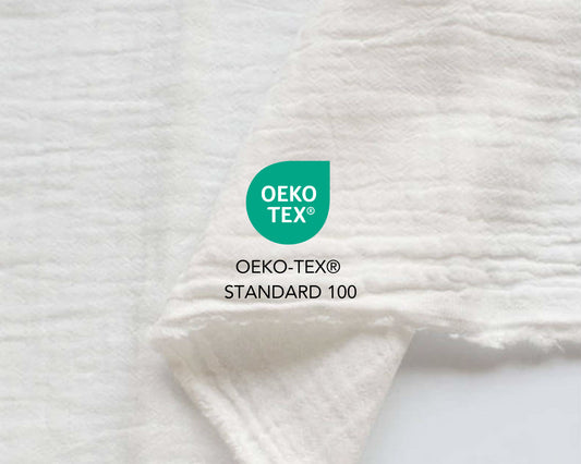 PREORDER - Custom Print On Demand COTTON WRINKLED DOUBLE GAUZE